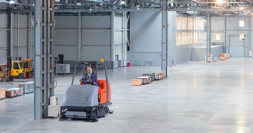 sweeper scrubber combination machine