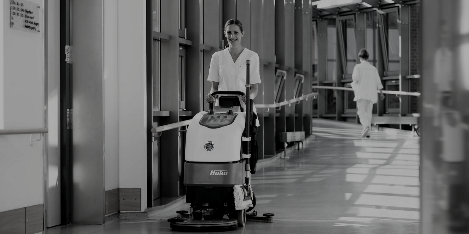 Scrubmaster AntiBac B45CL: Battery Floor Scrubber - 51cm