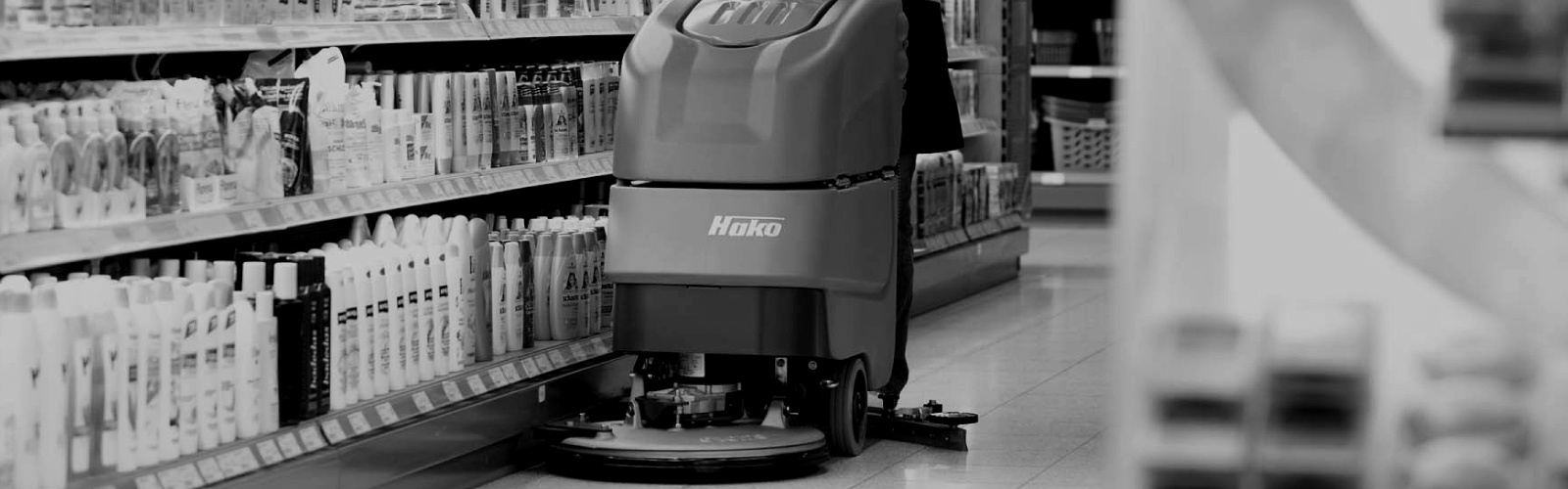 Scrubmaster B45 CL: 65cm Battery Floor Scrubber with Antibac