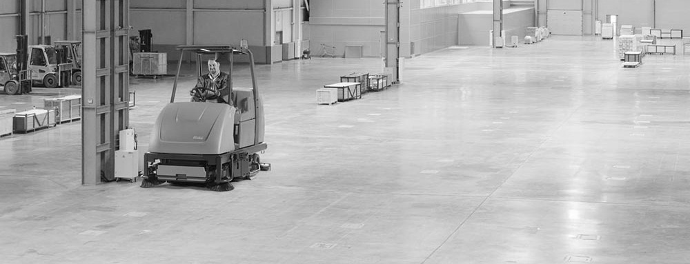 Scrubmaster B310 R CL: Battery Ride-on Scrubber/Sweeper