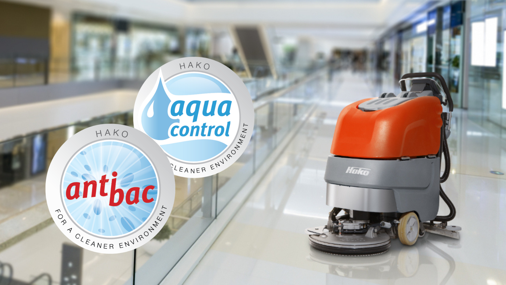 Enhance Hygiene with Hako's Antibacterial Floor Scrubbers